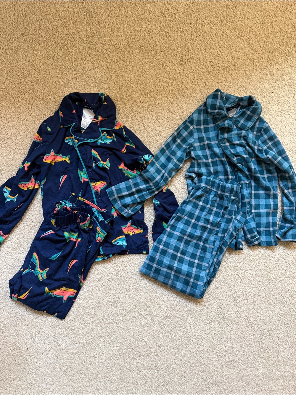 Lot of 2 NAUTICA size 4T Kids pajamas